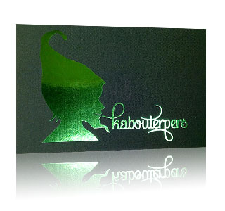 Green Metallised Cards