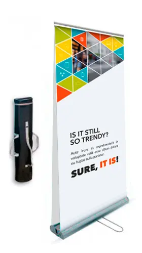 Roll-up Doble cara 120x200 cm