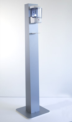 Porta dispensador de aluminio