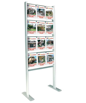 Expo inmobiliaria 182x200cm, 30 bolsillos horizontales A4