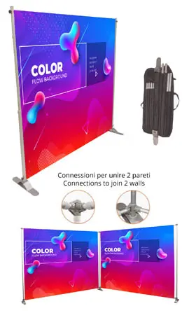 Muro gráfico modular 295x230 cm