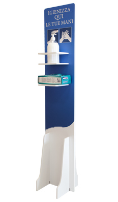 Porta dispensador azul