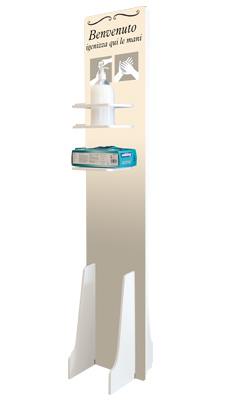 Porta dispensador beige