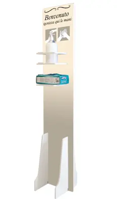 Porta dispensador beige