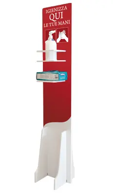 Porta dispensador rojo