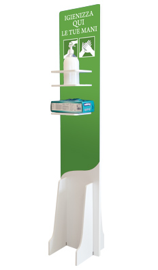 Porta dispensador verde