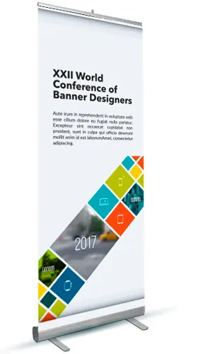 Roll-up basic 100 plata 