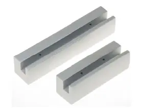 Soporte aluminio plata L 80 mm