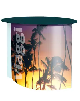 Mesa Oval 100x100 cm