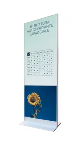 Totem Hi Tech 71x200 cm con panel frontal
