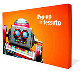 Expositor pop-up en textile