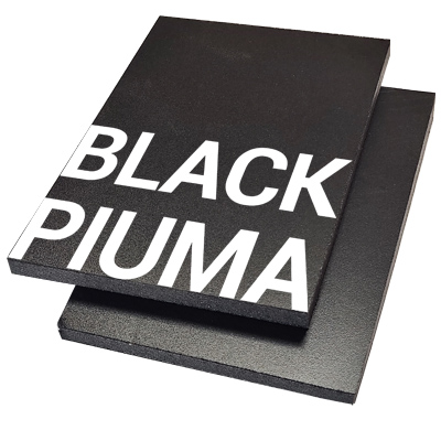 Piuma nero 10 mm
