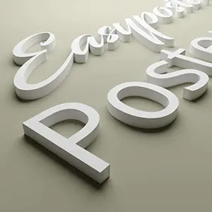 Letras, logotipos y formas 3d en forex pvc 10 mm de espesor