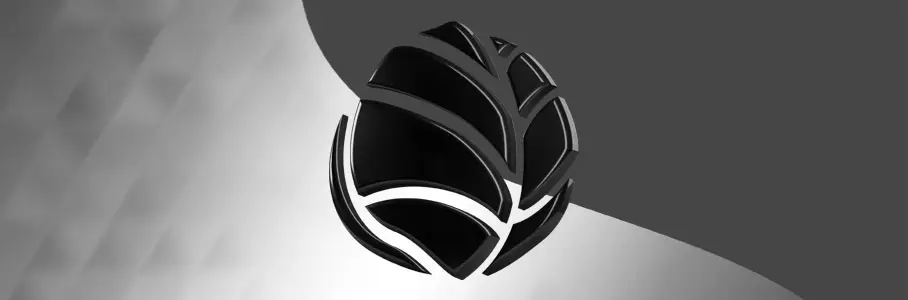 Logotipo de Forex 3D negro de 10 mm